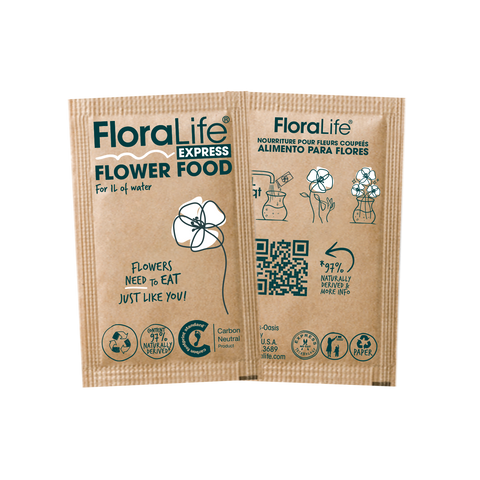 FloraLife® Express Universal 300 Recyclable Paper Packets - Improved Moisture Barrier